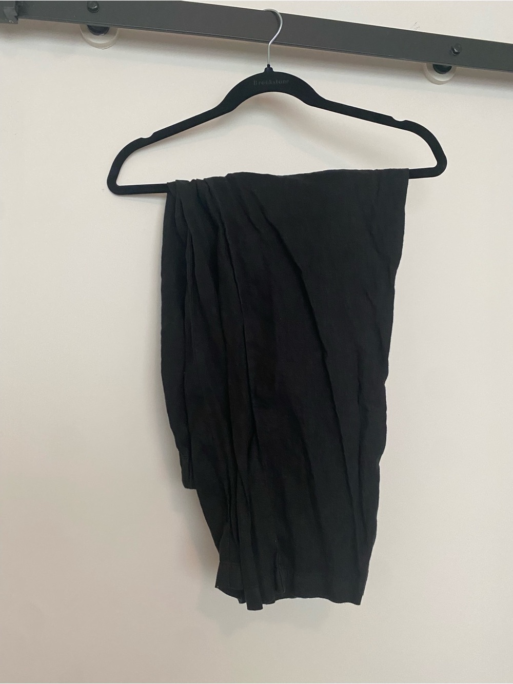 Quince 100% European Linen Pull-On Pants | Large | Black | Good Condition